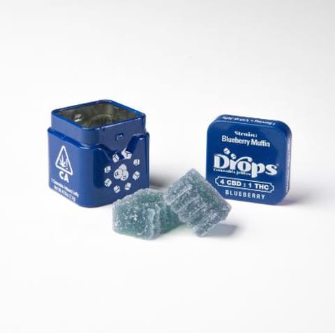 DROPS - SINGLES CBD ROSIN GUMMIE - BLUEBERRY 4:1