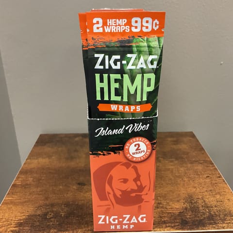 Zig Zag Hemp Wraps Island Vibes