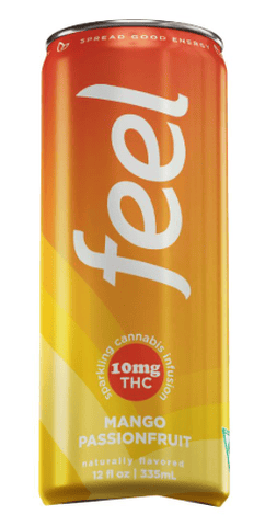 Feel Energy Dragon Mango Passion Fruit THC:Caffiene 10mg:30mg