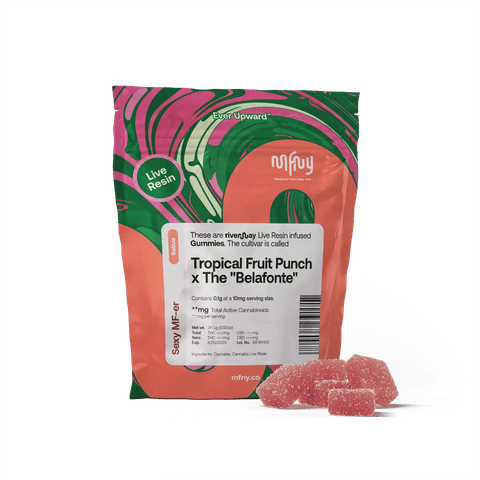 Tropical Fruit Punch x The Belafonte Live Resin Gummies (10pk)