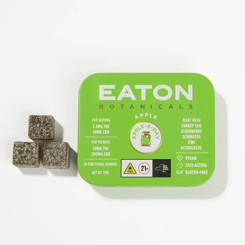 Eaton Botanicals - 2.5mG Gummy Apple-A-Day (Apple)