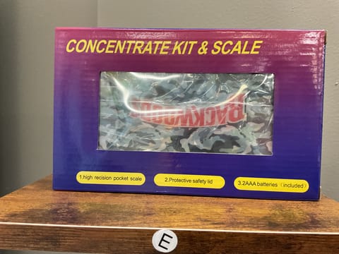 Backwoods Concentrate Kit & Scale