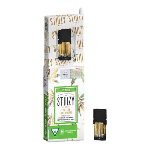 Lemon Cherry Gelato 1g Live Resin-Liquid Diamonds STIIIZY Pod
