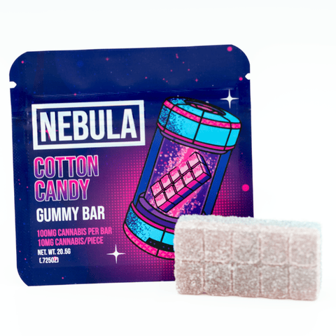 Cotton Candy Gummy Bar | 100mg