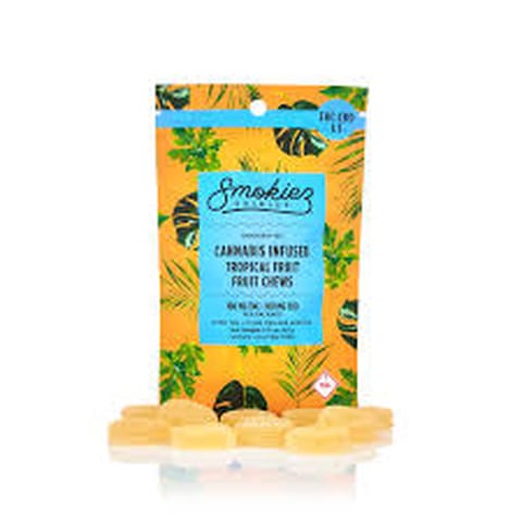 Sweet Tropical Fruit 1:1 CBD 10-Pack - Smokiez