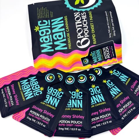 Magic Mann Stoney Shirley Potion Pouches, 6pk x 5mg