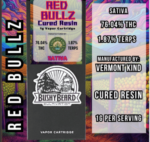 Red Bullz - 1g Cured Resin Cartridge