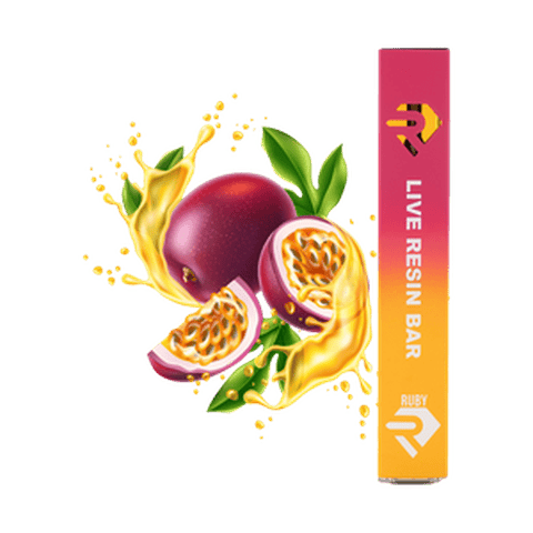 RUBY-PASSION FRUIT-LIVE RESIN-ALL IN ONE-1g