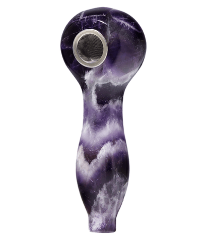 Gemstone Spoon Pipes - Amethyst