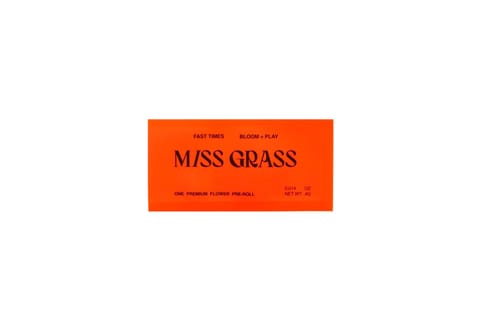 Miss Grass | Tropicana Cookies | Fast Times | Preroll | 0.4g