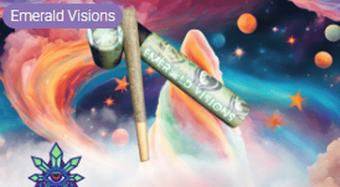 ICED BANANA 1g PREROLL EMERALD VISIONS