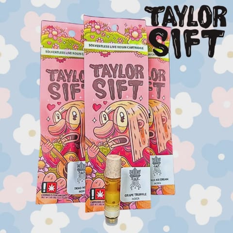 Taylor Sift - Melted Strawberries - .5g Live Rosin Cartridge