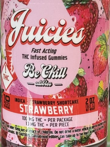 FA Juicies | Strawberry | Edible | 100mg