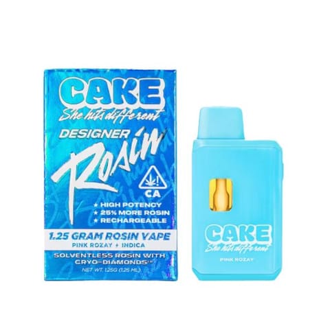CAKE - ROSIN Pod - 1.25 gram Rechargeable - Pink Rozay
