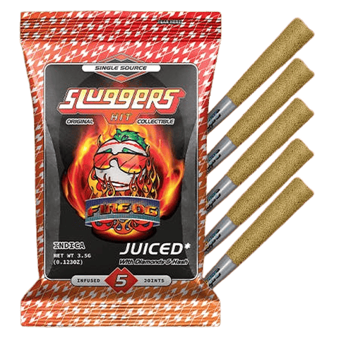 SLUGGERS - INFUSED PREROLL MULTIPACK - FIRE OG - 3.5G