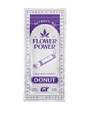 PIxy Pop X Flyin' Hawaiian - Flower Power - Hand Rolled Donut Infused Pre-Roll- 1G**