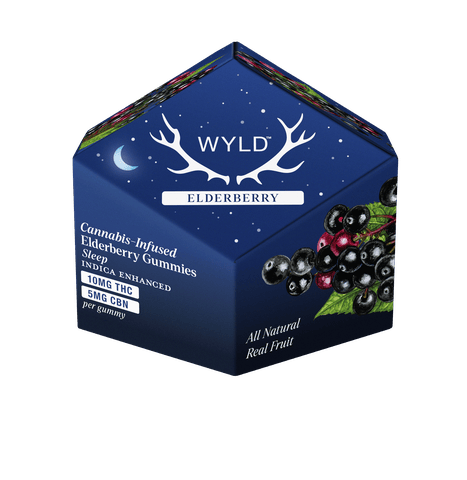 Wyld | Gummies | Elderberry | Indica 100mg THC 50mg CBN