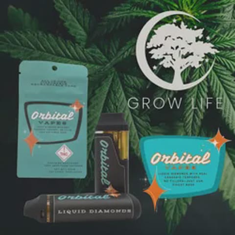 Orbital Liquid Diamonds Vape Grape Gas 1g (REC)