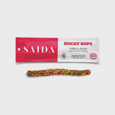 Saida | Rocky Rope Berry Citrus (H) | 100mg THC Gummy Rope