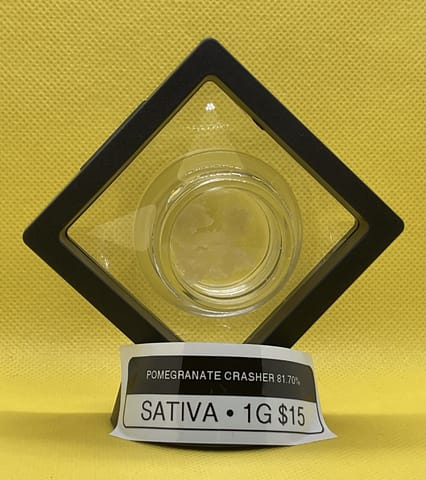 Pomegranate Crasher Cured Resin