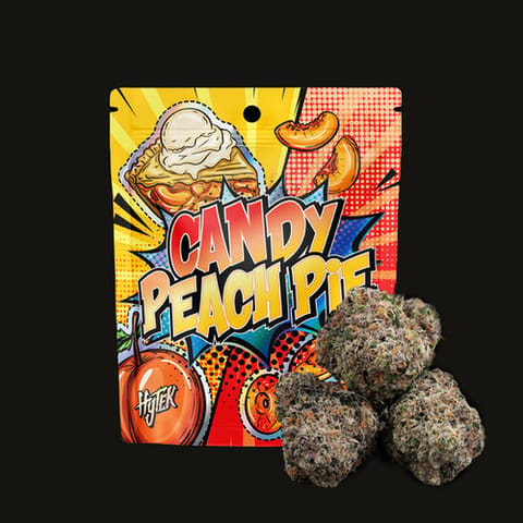 Candy Peach Pie 3.5g Pre-packaged Myler Bag | Hytek | 5.5★