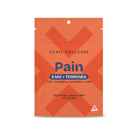 Curio - 5mg 20pk Gummies - Pain ( Lemon Lime)
