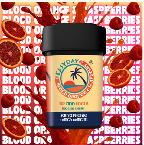 Easyday | Blood Orange Raspberry (Up & Focus) | Edible | 10mg (10-Pack)