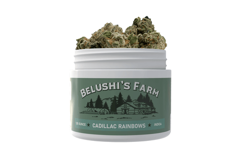 Belushi's Farms | Flower | - Cadillac Rainbows | 3.5g Plastic Container