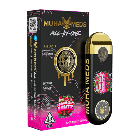 Muha Meds | Strawberry Runtz (H) | 1g All In One Disposable
