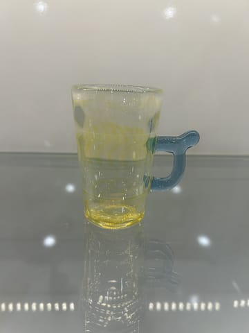 Justin Galante Glass - Silver Fume Espresso Double