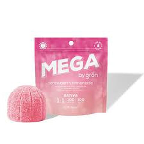 1:1 THC:CBC Strawberry Lemonade Mega Pearl - Gron
