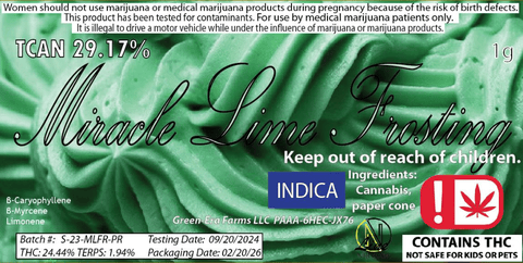 Nirvana | Pre-Roll Pack | 7G - Miracle Lime Frosting