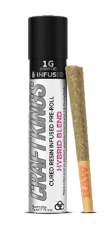 Cured Resin Infused Pre-Roll - Craft Kings - Hybrid Blend - 1g