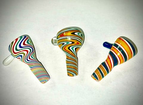 Heady colored Glass Bowls