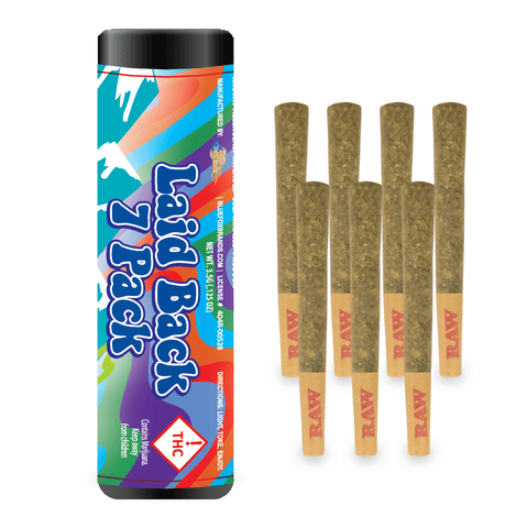 Cali-Blaze (I) Drunken Strawberries Laid Back 7pk | 0.5g Joints | 3.5g