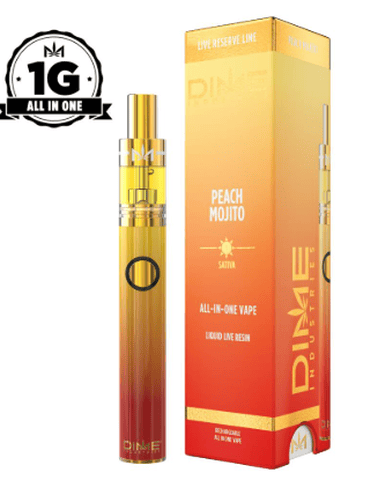 Dime Industries | Peach Mojito | Live Reserve All In One | Sativa | 1g