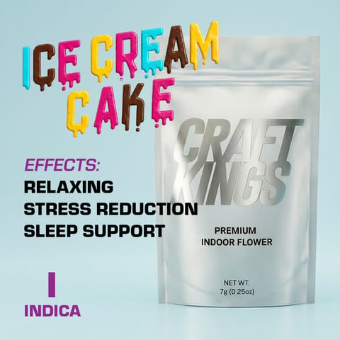 Craft Kings - Ice Cream Cake - 7g - Flower - Indica