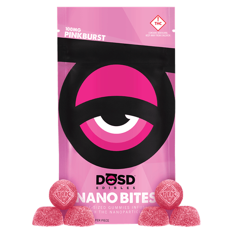 100MG NANO BITES - PINKBURST INDICA