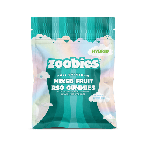 Hybrid Mixed Fruit RSO Gummies (10pk/100mg)