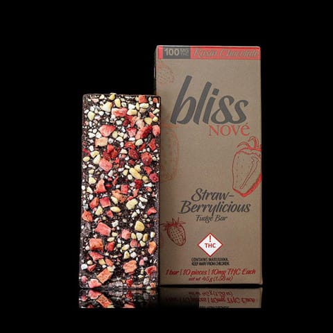 Nove Bliss Rosin Chocolate | Straw-berrylicious 100mg Rec