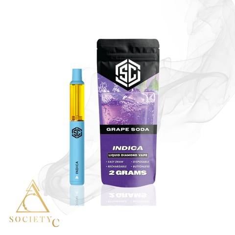 Society C 2G Liquid Diamond Disposable - Grape Soda