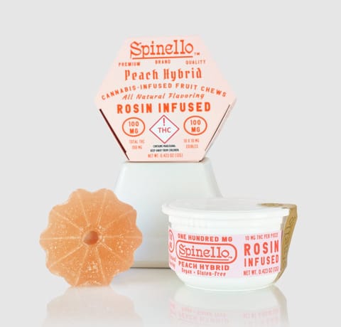 Spinello | Peach Hybrid Rosin Gummy