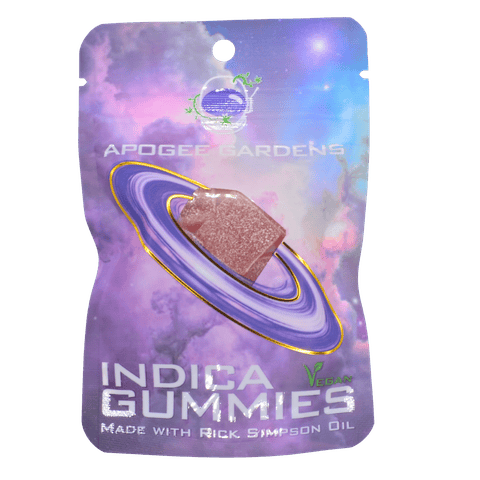 RSO Indica Gummies - - Raspberry