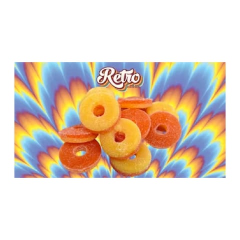 Retro Vibes Rings | Peach 2000mg Med