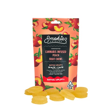 KB - SMOKIEZ - THC GUMMY - SWEET PEACH - 100MG