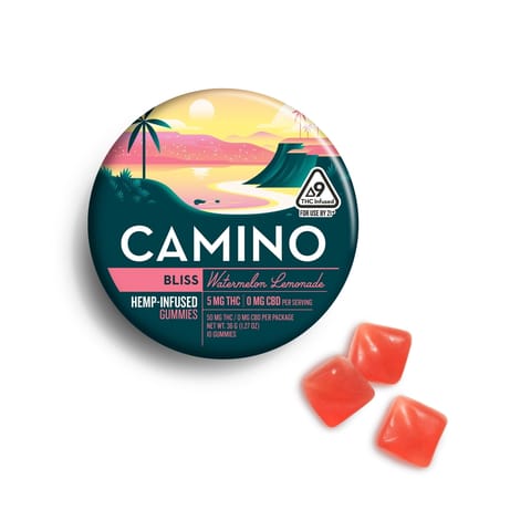 Bliss Watermelon Lemonade Gummies - 5mg THC - 10ct - Regular