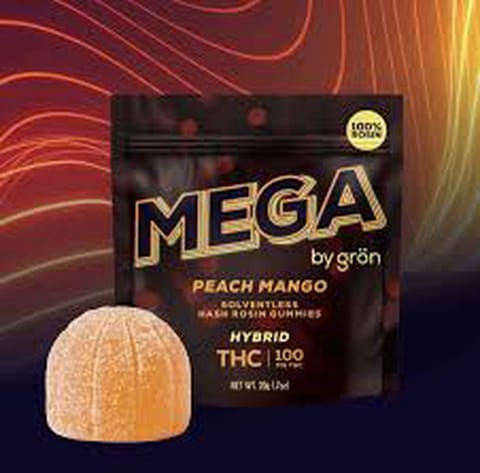 Peach Mango Rosin Mega Pearl 100MG (Gron)