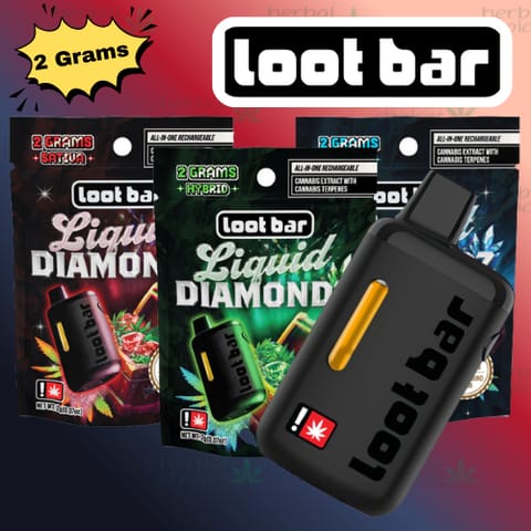 Loot Bar - Black Rose - 2g AIO Cartridge