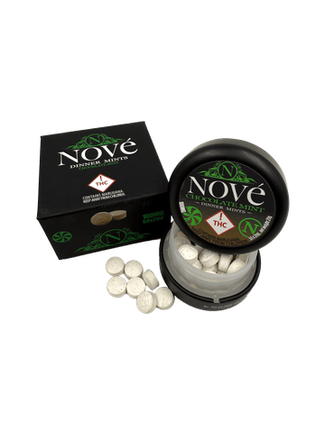 Nové Chocolate Dinner Mints 100mg THC 50pcs 20g