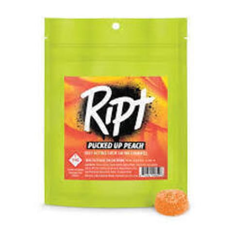 Ript | 100mg Gummies | Pucked Up Peach | S